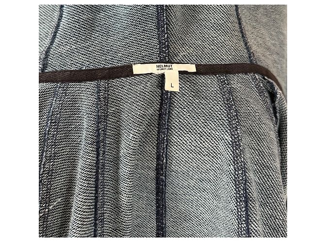 Helmut Lang Giacca con cappuccio blu - vista 6