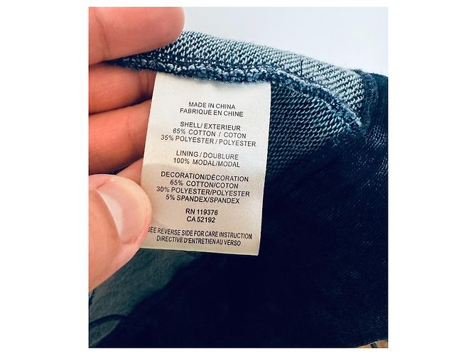 Helmut Lang Giacca con cappuccio blu - vista 7