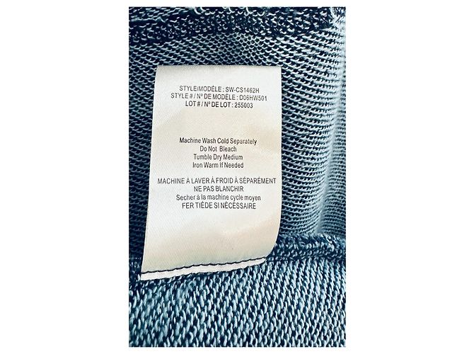 Helmut Lang Giacca con cappuccio blu - vista 8
