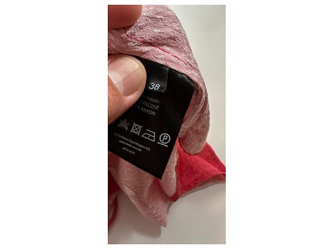 Stella Nova Rosa Blumenkleid Midi Pink - Ansicht 5