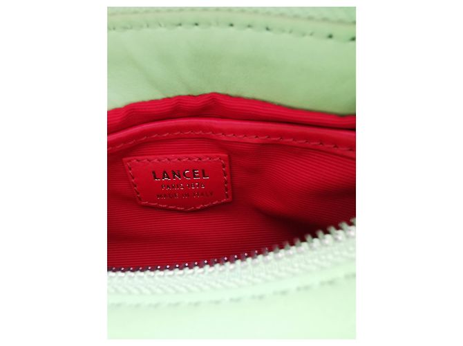 Borsa Lancel Hobo PM Cocoon in pelle verde mela - vista 4