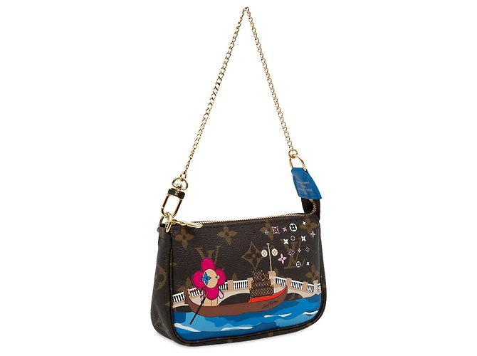 Louis Vuitton Monogramma Marrone Vivienne Natale Mini Pochette Accessori - vista 2