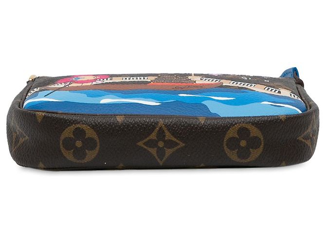 Louis Vuitton Monogramma Marrone Vivienne Natale Mini Pochette Accessori - vista 4