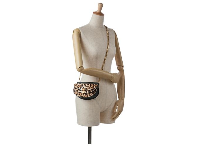 Chloé Bolso bandolera Georgia de pelo de caballo marrón Chloe - vista 3