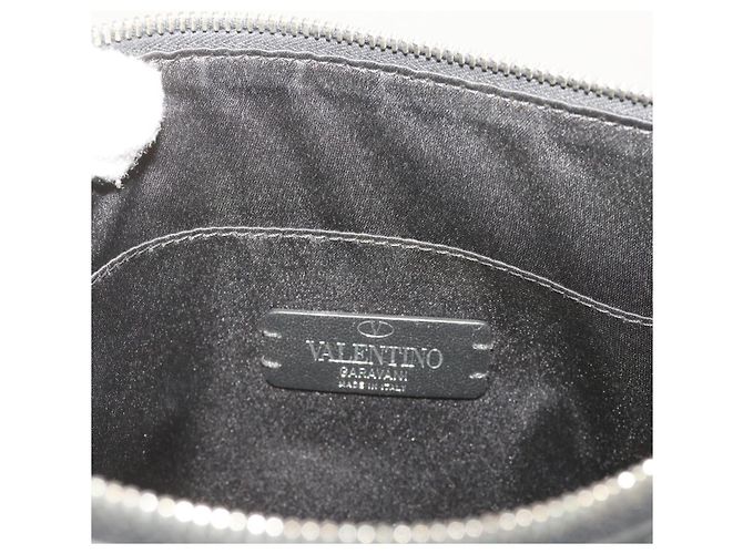 VALENTINO Pochette Pelle Nera Auth ep3342 Nero - vista 10