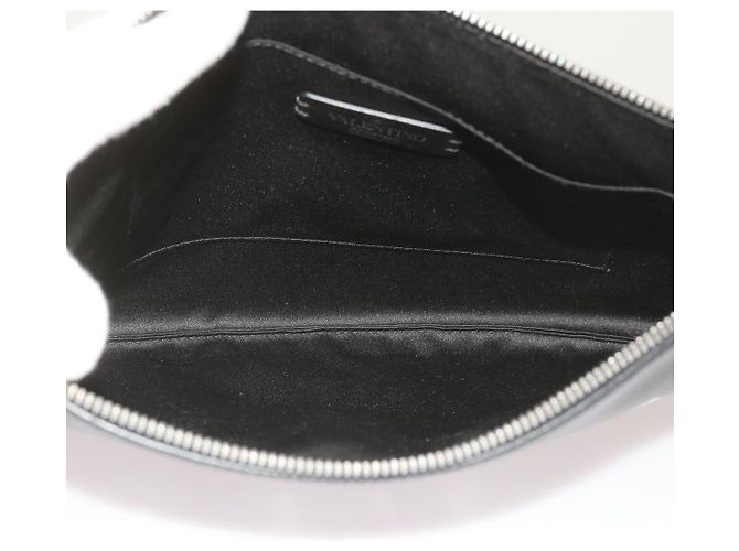 VALENTINO Pochette Pelle Nera Auth ep3342 Nero - vista 11