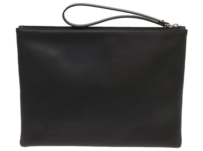 VALENTINO Pochette Pelle Nera Auth ep3342 Nero - vista 2