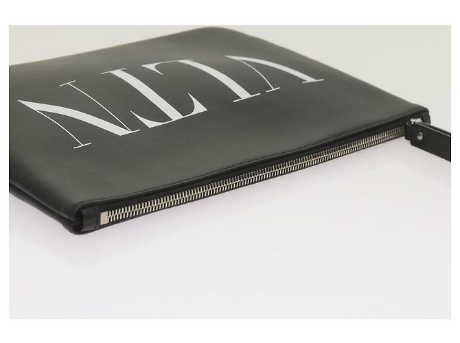 VALENTINO Pochette Pelle Nera Auth ep3342 Nero - vista 5