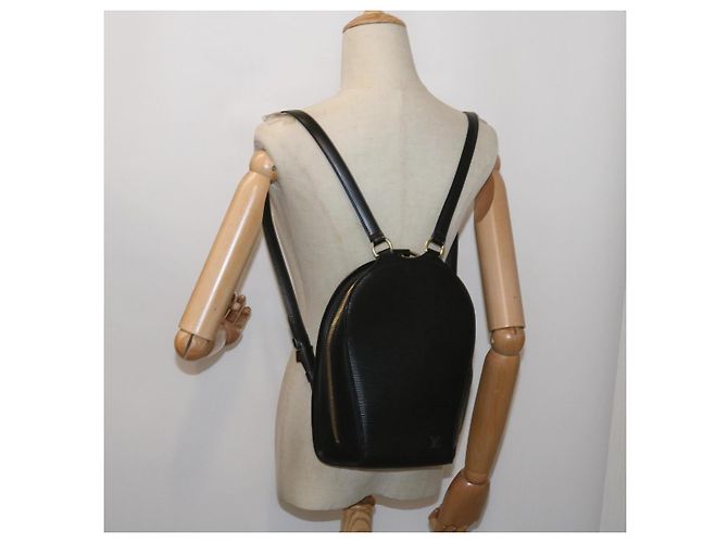LOUIS VUITTON Zaino Epi Mabillon Nero M52232 LV Auth ar11384B - vista 22