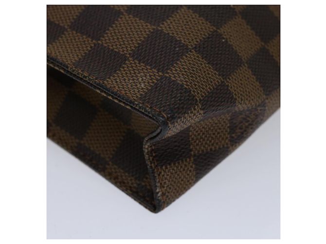 LOUIS VUITTON Damier Ebene Poche Toilette 26 Tasca N47543 LV Auth em5837 - vista 15