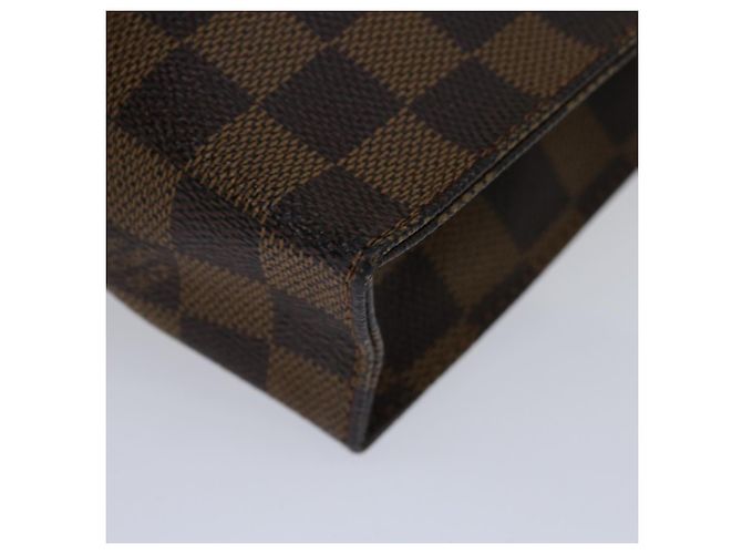 LOUIS VUITTON Damier Ebene Poche Toilette 26 Tasca N47543 LV Auth em5837 - vista 16