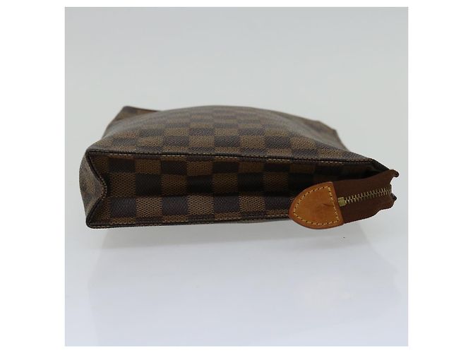 LOUIS VUITTON Damier Ebene Poche Toilette 26 Tasca N47543 LV Auth em5837 - vista 4