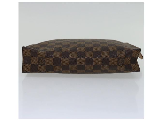 LOUIS VUITTON Damier Ebene Poche Toilette 26 Tasca N47543 LV Auth em5837 - vista 6