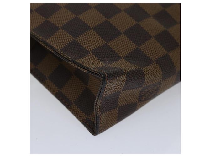 LOUIS VUITTON Damier Ebene Poche Toilette 26 Tasca N47543 LV Auth em5837 - vista 7