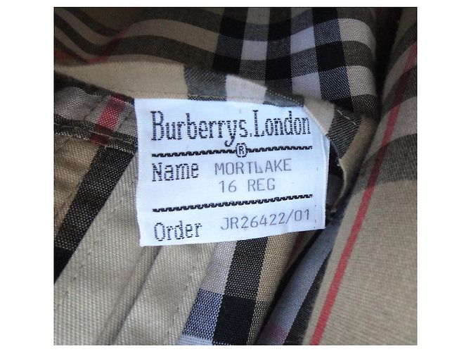 Impermeabile vintage Burberry taglia 44 Beige - vista 5