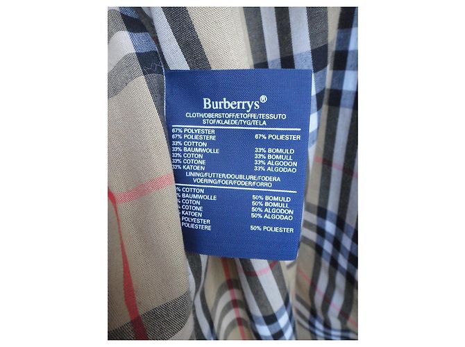 Impermeabile vintage Burberry taglia 44 Beige - vista 6