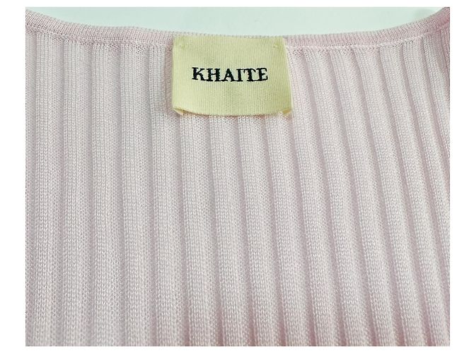 Khaite Zinnia Strickjacke aus Seide rosa Pink - Ansicht 6