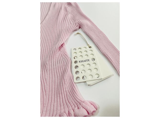 Khaite Zinnia Strickjacke aus Seide rosa Pink - Ansicht 7