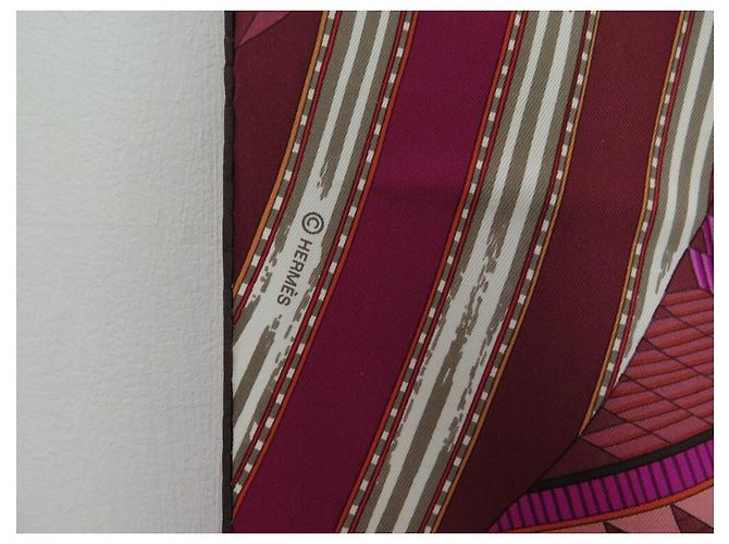 Aline Hermès NUOVA SCIARPA HERMES INDIAN COUPON SQUARE 90 SCIARPA IN SETA MULTICOLOR SETA - view 7