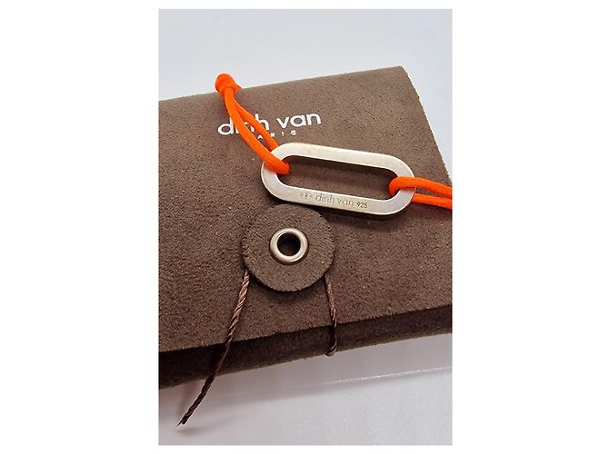 Bracciale Dinh Van Maillon XL Argento - vista 3