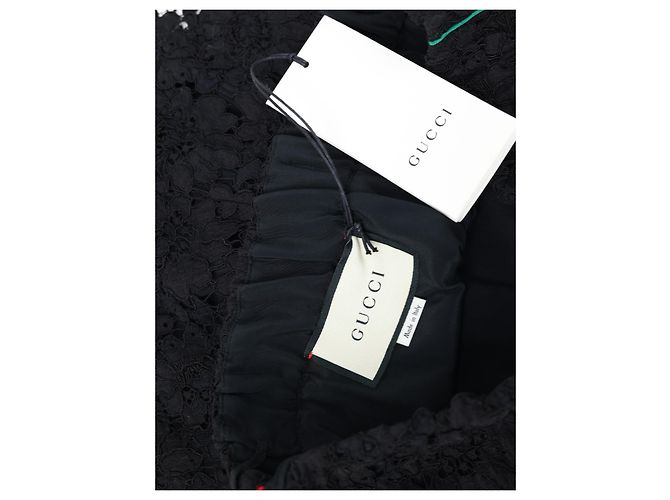 Pantaloncini Gucci in viscosa nero - vista 3