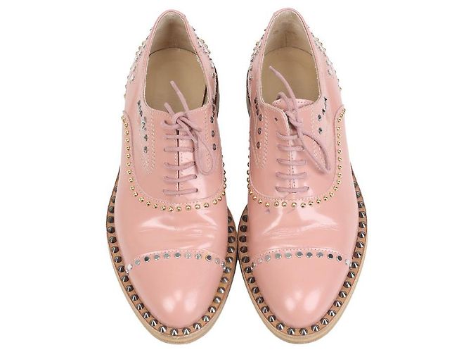 Scarpe Oxford Zadig & Voltaire in pelle rosa - vista 2