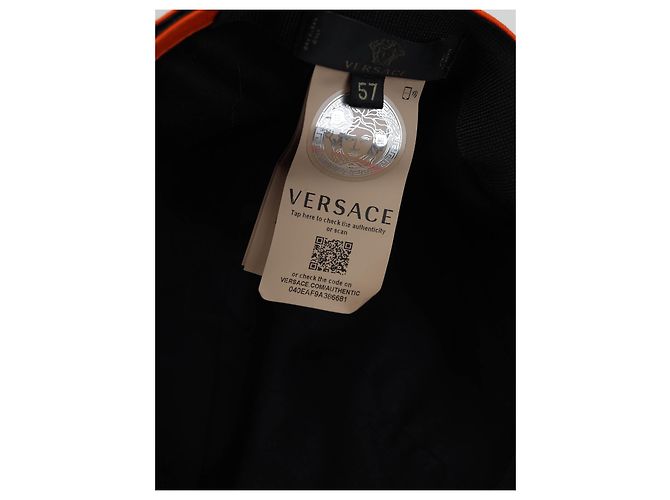 Cappellino Versace Arancione - vista 3