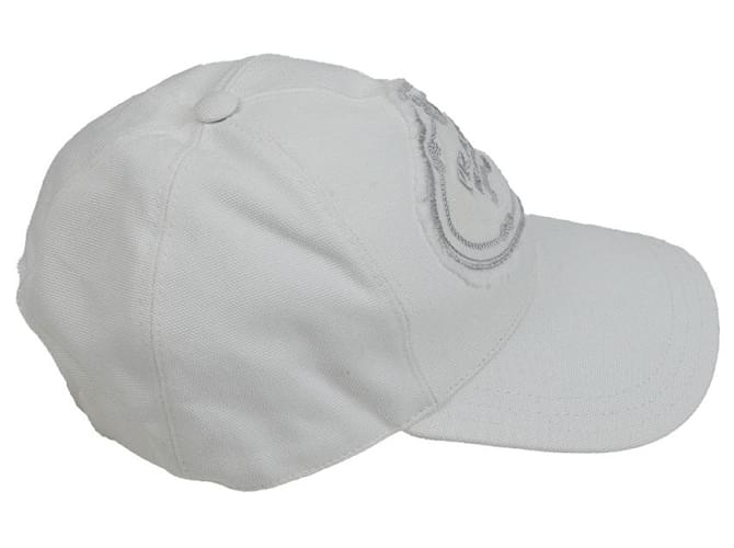 Cappellino Prada in cotone bianco - vista 2