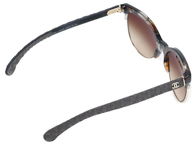 Gafas de sol Chanel marrones de plástico Castaño - vista 2