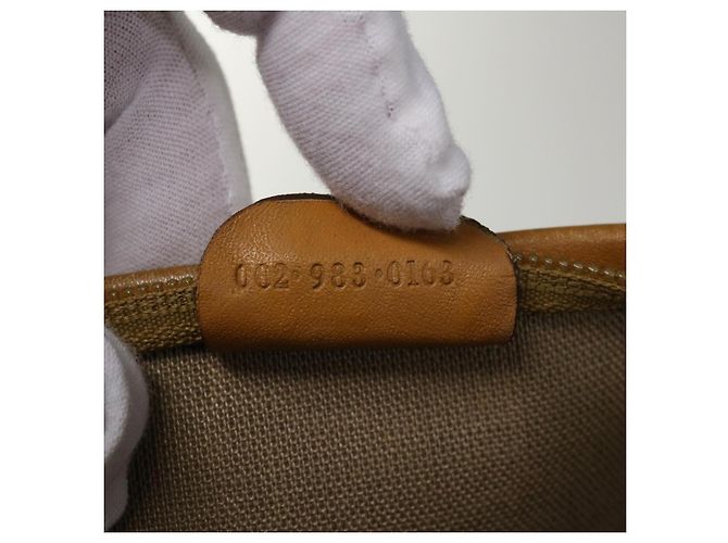 GUCCI Micro GG Supreme Web Sherry Line Einkaufstasche Beige 002 983 0163 Auth ep3247 - Ansicht 12