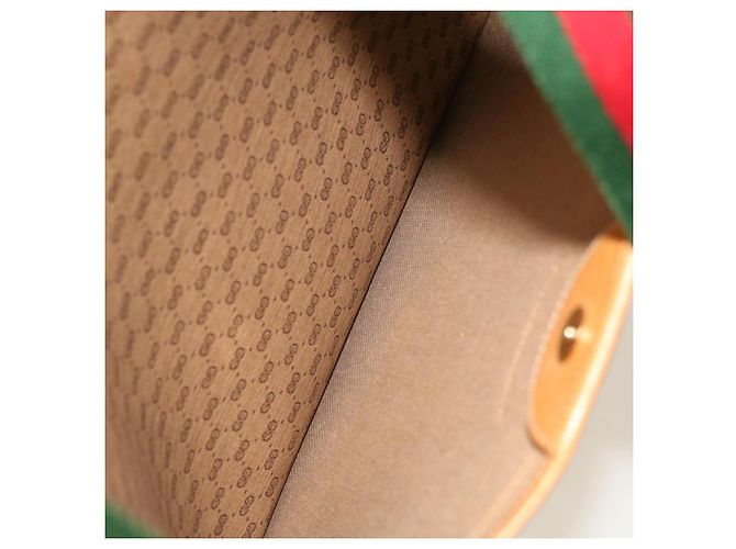GUCCI Micro GG Supreme Web Sherry Line Einkaufstasche Beige 002 983 0163 Auth ep3247 - Ansicht 21