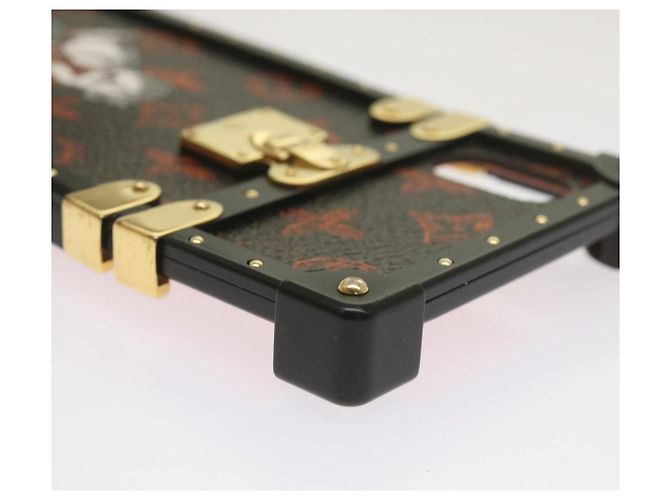 Louis Vuitton Capa para iPhone M para iPhone com Monograma Transformado com Monograma63891 auth 66181 Preto - vista 15
