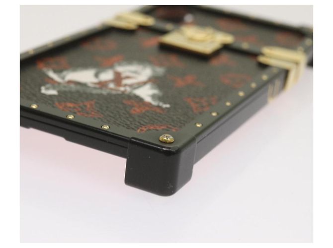 Louis Vuitton Capa para iPhone M para iPhone com Monograma Transformado com Monograma63891 auth 66181 Preto - vista 16