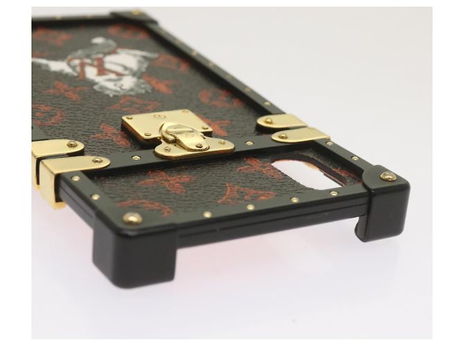 Louis Vuitton Capa para iPhone M para iPhone com Monograma Transformado com Monograma63891 auth 66181 Preto - vista 5