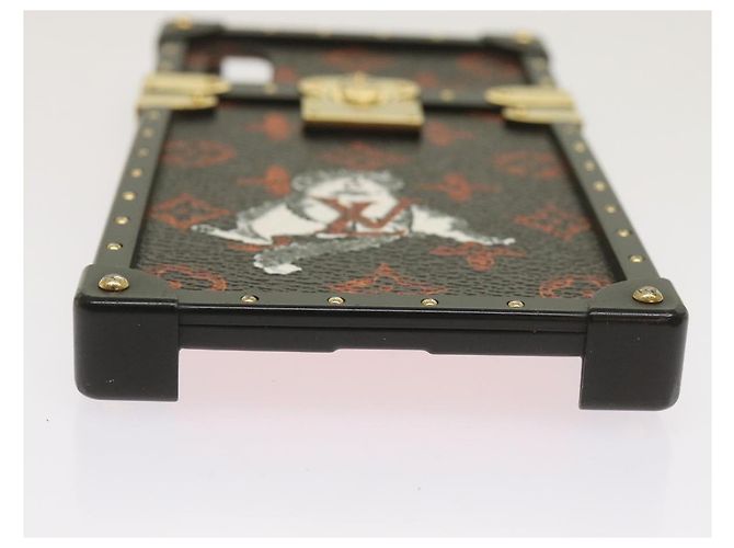 Louis Vuitton Capa para iPhone M para iPhone com Monograma Transformado com Monograma63891 auth 66181 Preto - vista 6