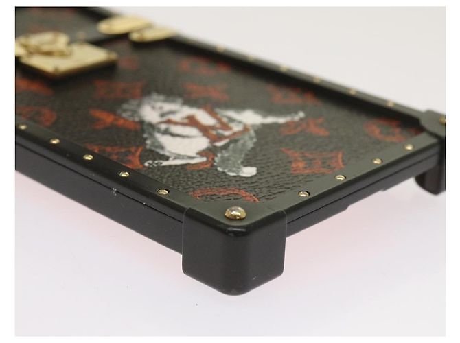 Louis Vuitton Capa para iPhone M para iPhone com Monograma Transformado com Monograma63891 auth 66181 Preto - vista 7