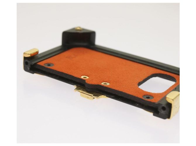 Louis Vuitton Capa para iPhone M para iPhone com Monograma Transformado com Monograma63891 auth 66181 Preto - vista 9