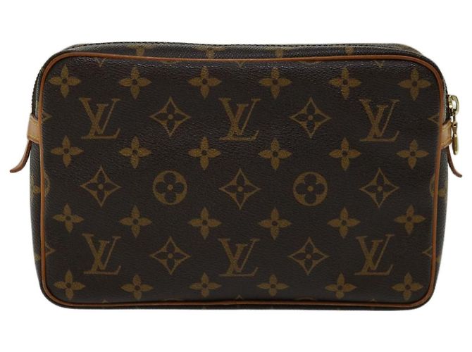 Louis Vuitton Monogram Compiegne 23 Pochette M51847 LV Auth em5782 Monogramma - vista 2
