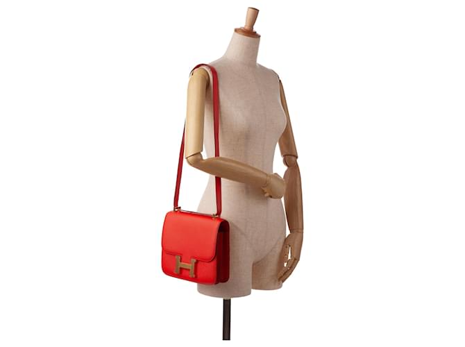 Constance Hermès Bolsas HERMES Vermelho - vista 11
