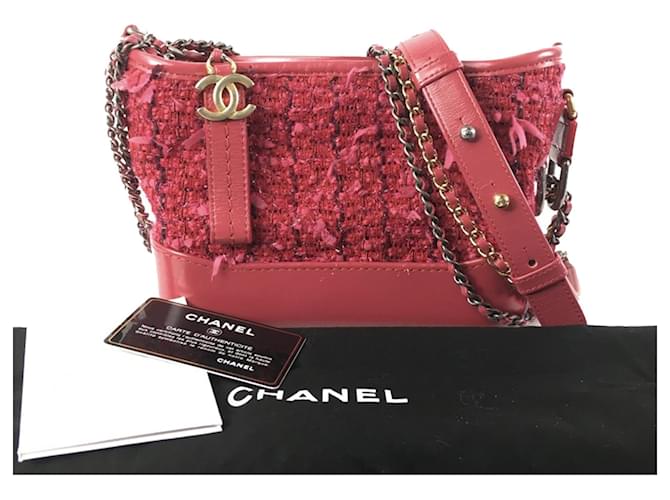 Borse CHANEL Gabrielle Rosso - vista 11