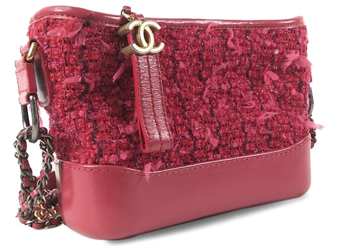 Borse CHANEL Gabrielle Rosso - vista 3