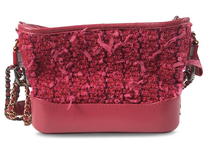 Borse CHANEL Gabrielle Rosso - vista 4