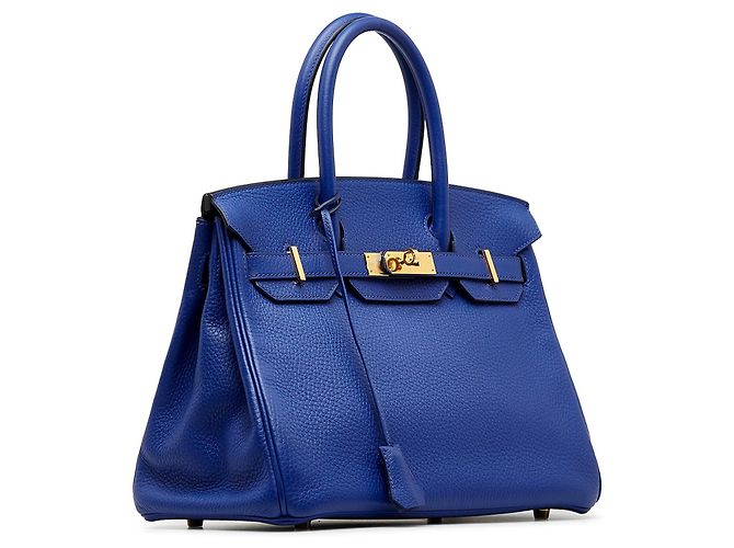 Hermès Borse HERMES Birkin 30 Blu - vista 2