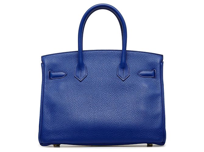 Hermès Borse HERMES Birkin 30 Blu - vista 3