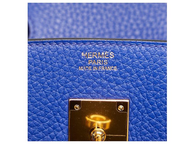 Hermès Borse HERMES Birkin 30 Blu - vista 6
