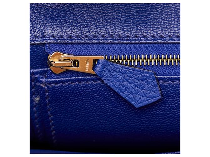 Hermès Borse HERMES Birkin 30 Blu - vista 8