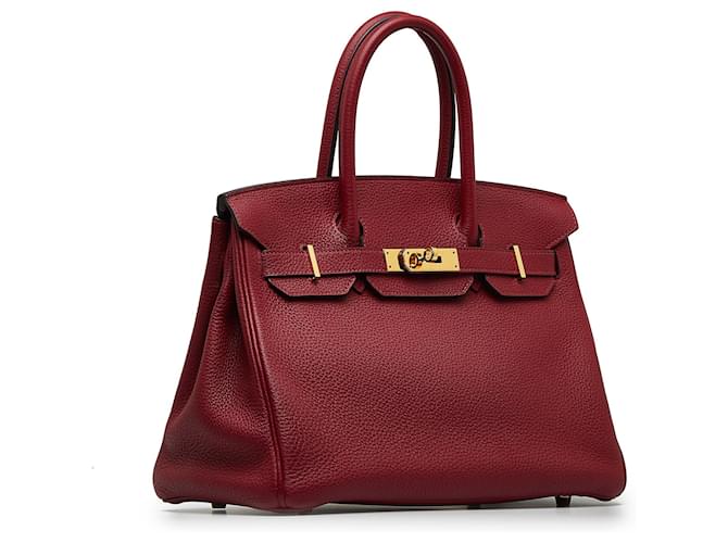 Hermès Borse HERMES Birkin 30 Rosso - vista 2