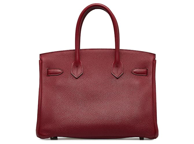 Hermès Borse HERMES Birkin 30 Rosso - vista 3