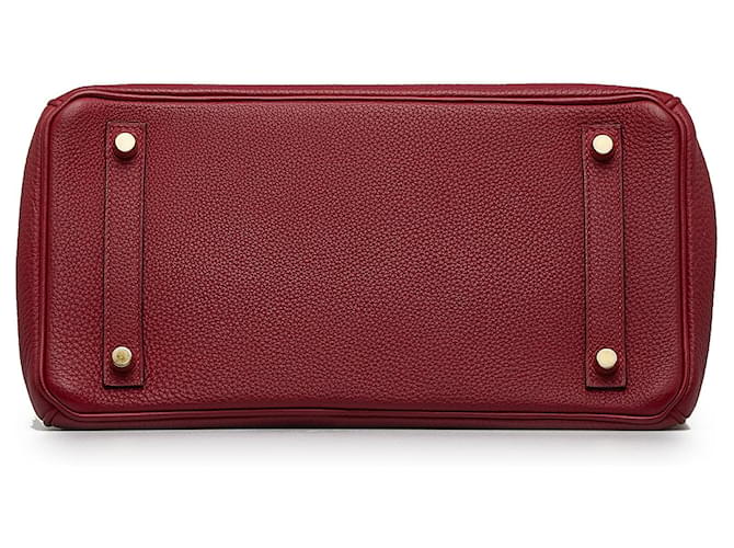 Hermès Borse HERMES Birkin 30 Rosso - vista 4