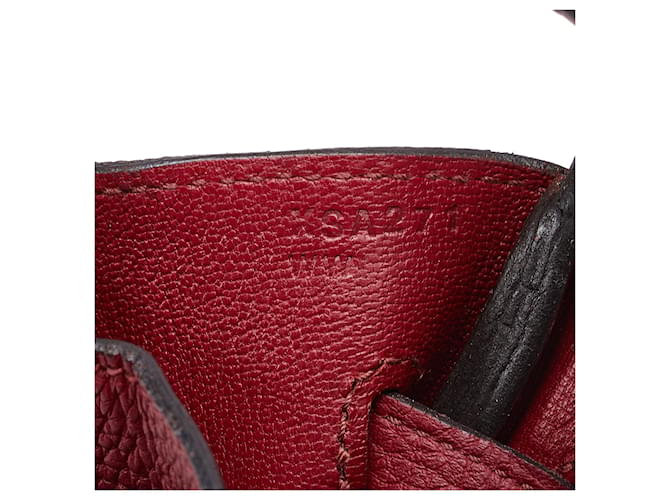 Hermès Borse HERMES Birkin 30 Rosso - vista 7